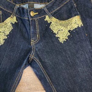 wash with gold jeans